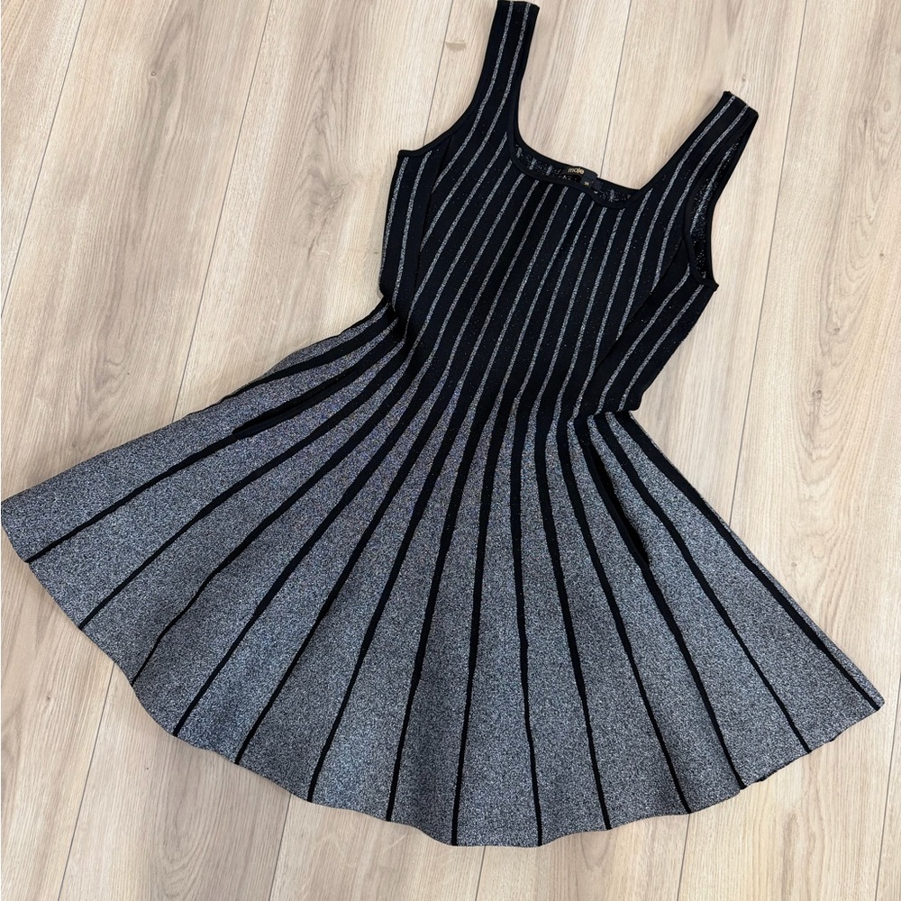 Maje jacquard Knit mini dress